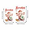 Removable Static 2027 Static Cling Decal Waterproof Door Stickers  Festive Decorations