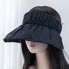 Summer Sun Hat Women'S Foldable Hat Portable Outdoor Beach Foldable Summer Sun Hat With Wide Edge