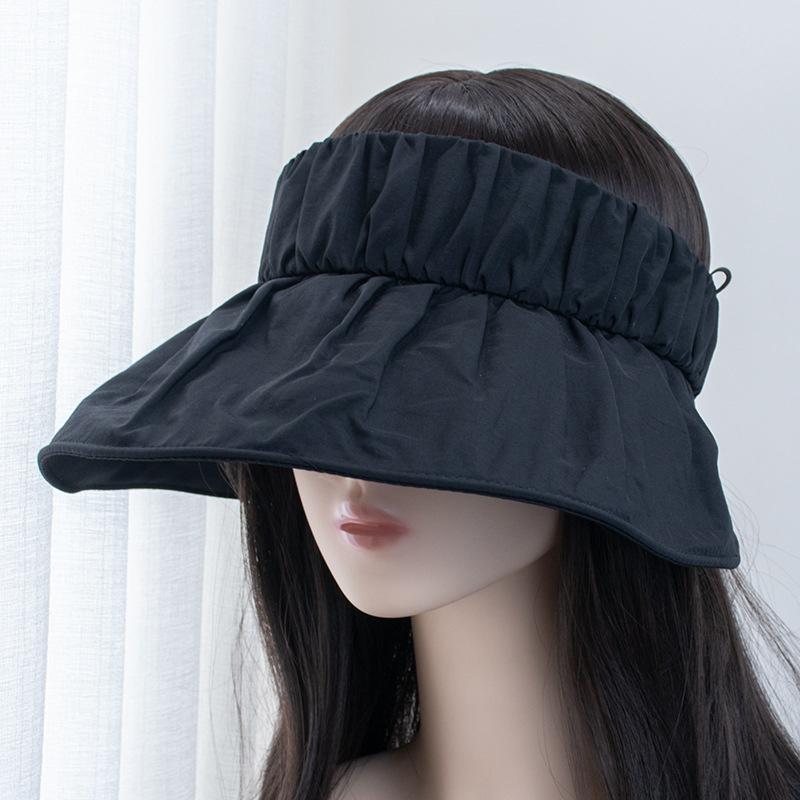 Summer Sun Hat Women'S Foldable Hat Portable Outdoor Beach Foldable Summer Sun Hat With Wide Edge