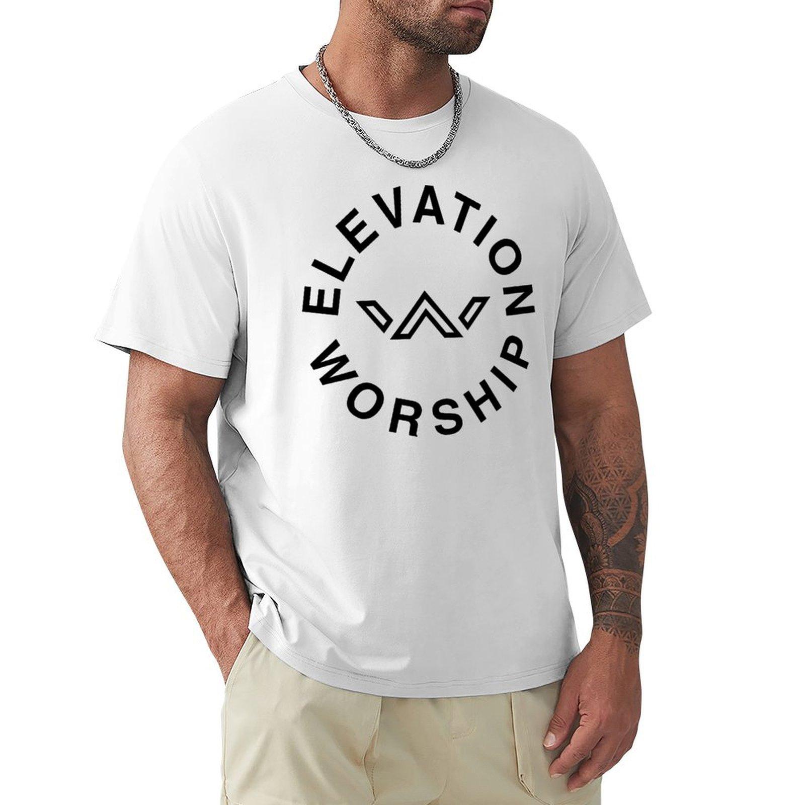Elevation Worship Merch Ew Logo Tshirt Big Size Loose Fit Tee Shirt S