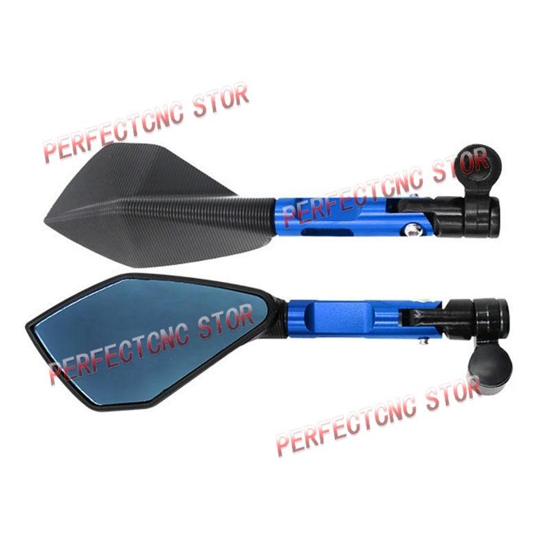 Příslušenství pro motocykly Hliníková zpětná zrcátka Boční zrcátko pro YAMAHA MT07 MT09 pro Honda CB650F pro Kawasaki Z900