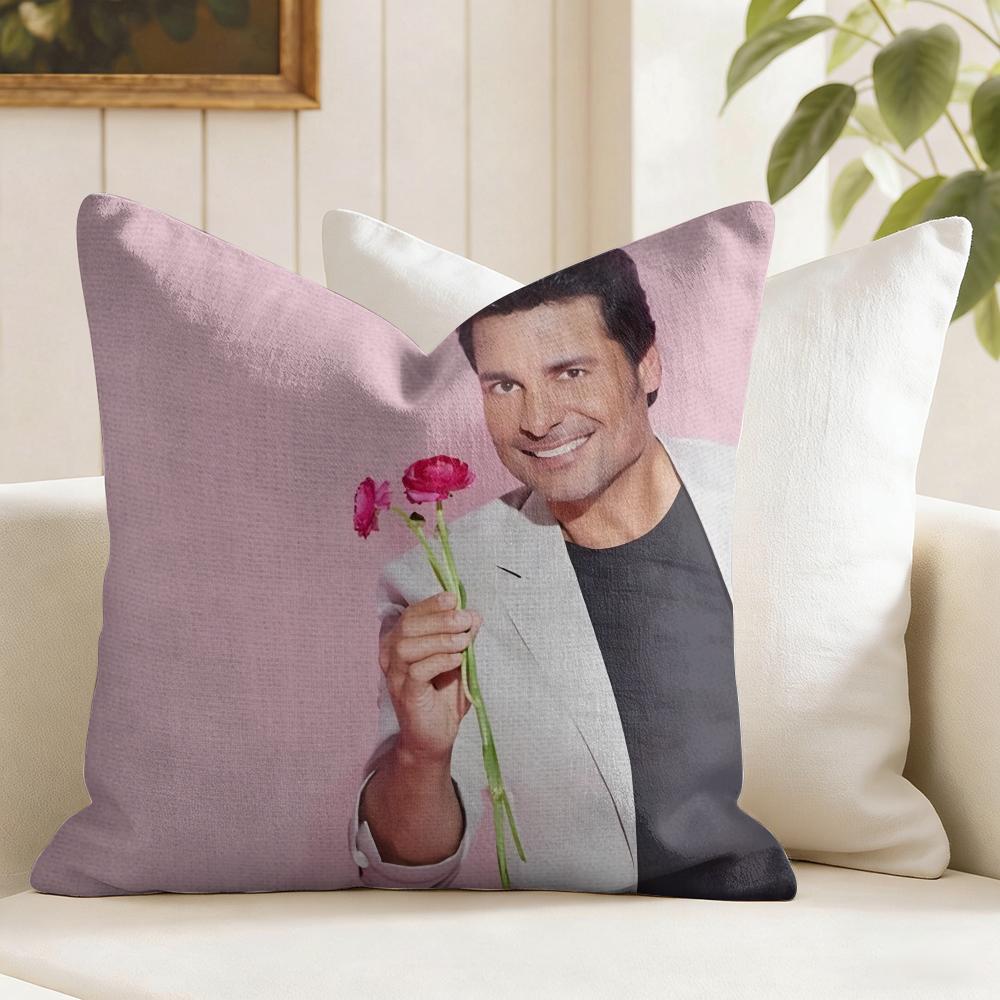 CChayanne Chiquito MMeme Cushion Cover Eco Linen Pillow Case DoubleSided Print Breathable Durable Zipper Home Decor Gift