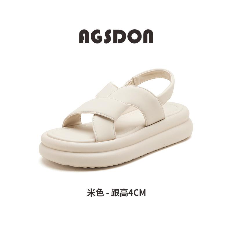 Strictly Selected Augustine Sandals Women's New Summer Wear In 2025 Sports and Leisure Soft-soled Women's Platform Slippers