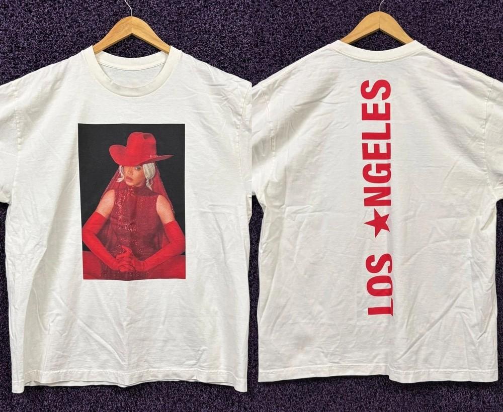 Beyonce Cowboy Carter Tour The Red Queen LA Show T-Shirt S-5XL Comfort Colors Unisex T-Shirt