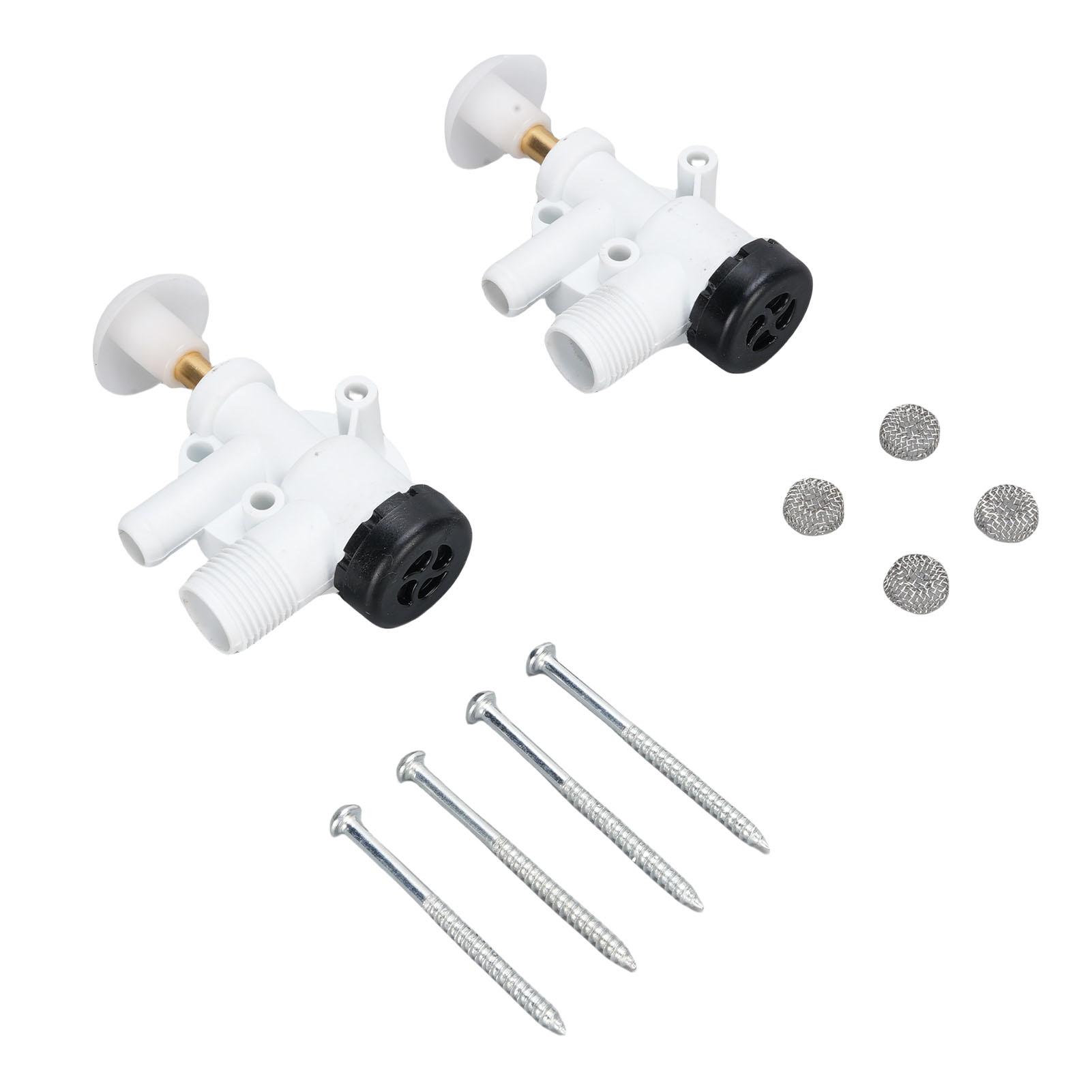 

Узел водяного клапана туалета 385314349 Комплект для ремонта туалета для автодома Замена для педального смыва туалета Sealand Traveler VacuFlush