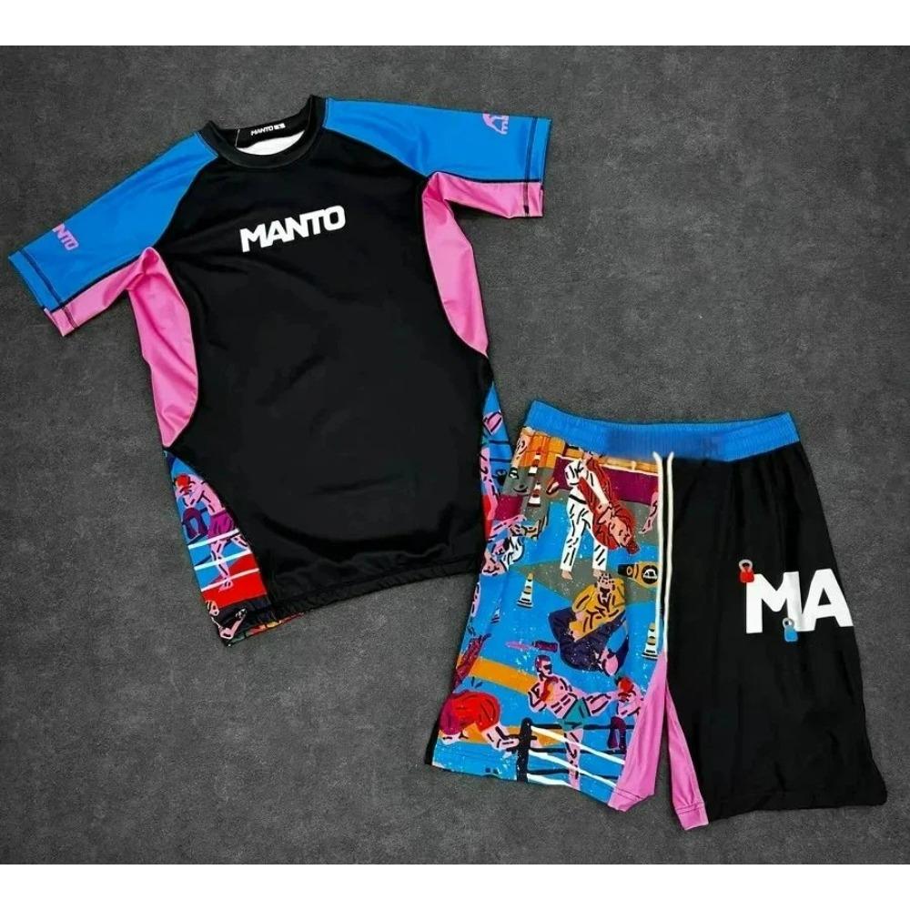 Letters Printed Kids T-shirt and Shorts 2 Piece Set Summer Casual Outfit for Boys and Girls Kids Clothing