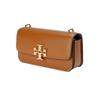 Tory Burch Eleanor Metal Logo Magnetic Snap Flap Rectangular Bag Women Shoulder Bag Brown 158734-200