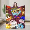 The Amazing World Of Gumballs Blanket  Picnic Flannel Throw Blanket For Couch Bed Warm Soft Design Quality Bedspread Gift Idea