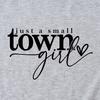 Casual just a small town letter print fashion ladies short sleeves