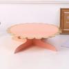 Gold-stamped Paper Cake Tray Safety Dessert Display Rack Gilded Cake Stand  Birthday Party