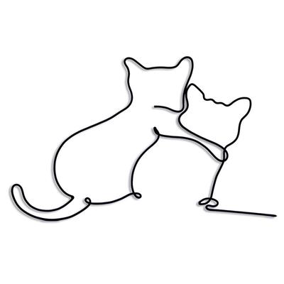 Metal Wrought Iron Crafts Animal Wall Decoration Soft Decoration Home Wall Wrought Iron Crafts Pendant