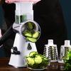 Household Kitchen Manual Multifunctioal Rotation Vegetable Grater Shredder Cutter Chopper Tool