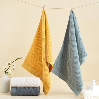 Weiches Handtuch aus 100 % Baumwolle, sehr wasserabsorbierend, schnelltrocknend, gewebtes Gesichtshandtuch für Zuhause, Badezimmer, Reisen, Hotel, Meer