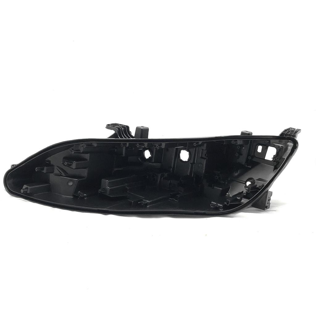 Compatible with BYD Qin 24L Front Headlight Rear Shell - Black PC Lamp Housing.