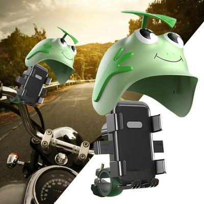 Cute Small Helmet Phone Holder Cycling Motorcycle Bike Phone Holder Waterproof GPS Navigation Electric Bike Phone Holder