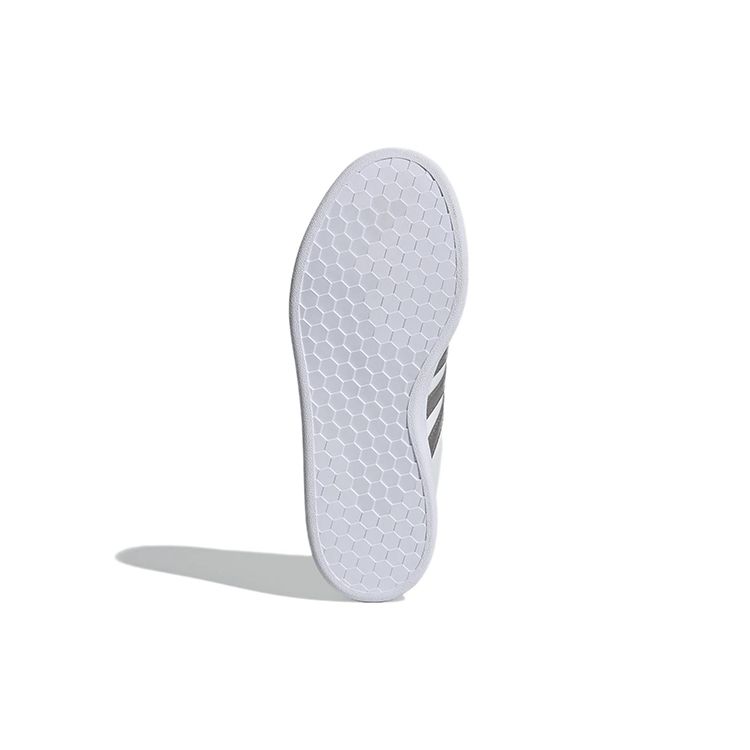 Adidas Neo Grand Court Leather Comfortable Non-Slip Durable Low-Top Tennis Shoes Women Sneakers White FY8931