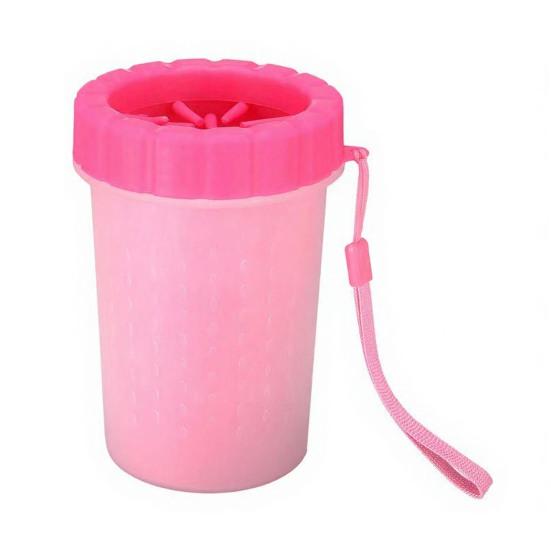 Dog Paw Cleaner Cup Portable Dog Paw Cleaning Tool Silicone Paw Cleaner with Soft Bristles for Medium Large Dogs Travel Park Visit