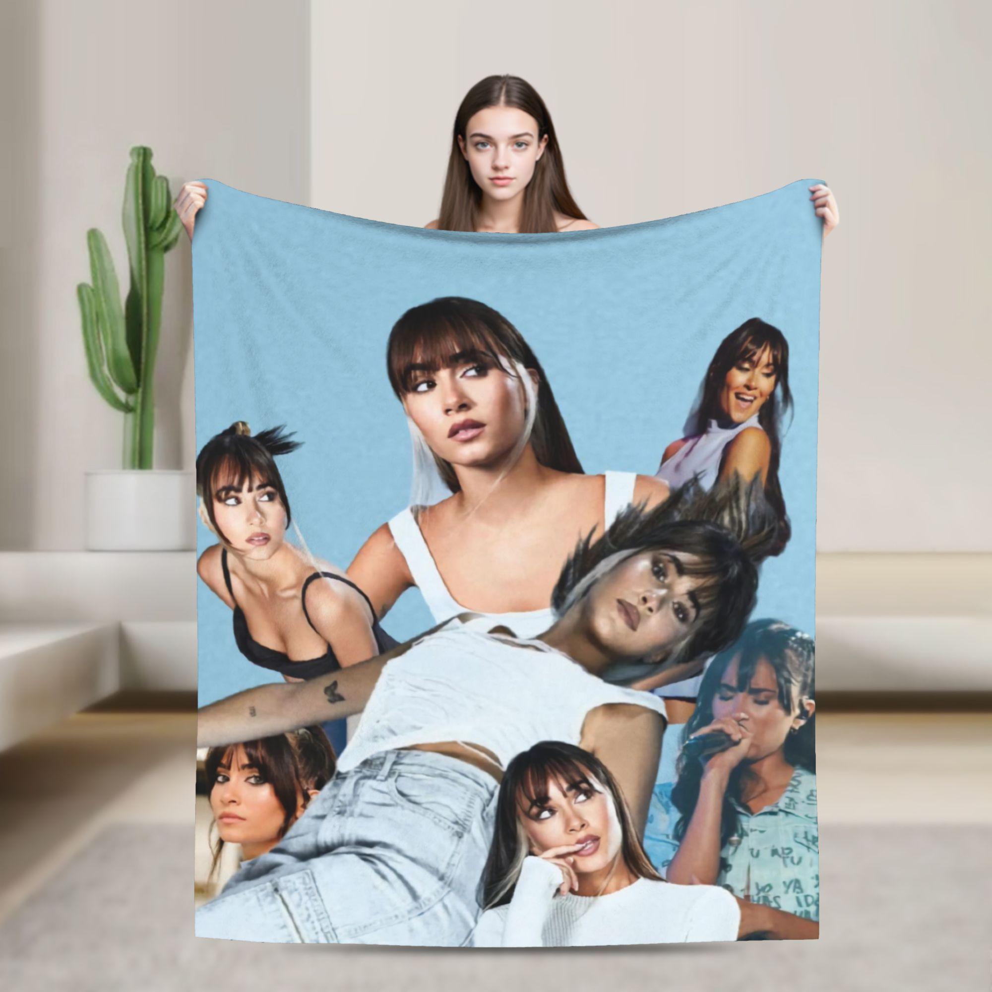 

3D A-Aitana Blanket Spanish Singer Travel Office Flannel Throw Blanket For Couch Chair Sofa Bed Super Warm Bedspread Gift Idea 75x90cm