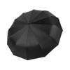 Large Automatic Windproof Umbrella: Dual Use for Sun and Rain, Black Glue Sunshade