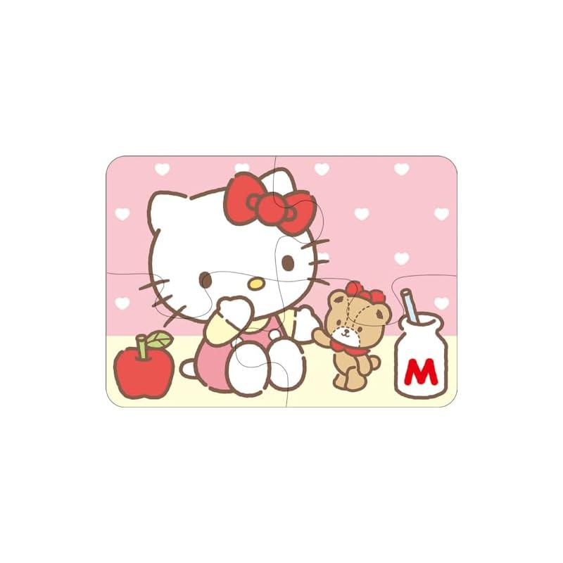 [Made In Japan] Beverly Educational Puzzle Sanrio Characters First Puzzle 5 Puzzles [5 Steps To Growth] S5-004
