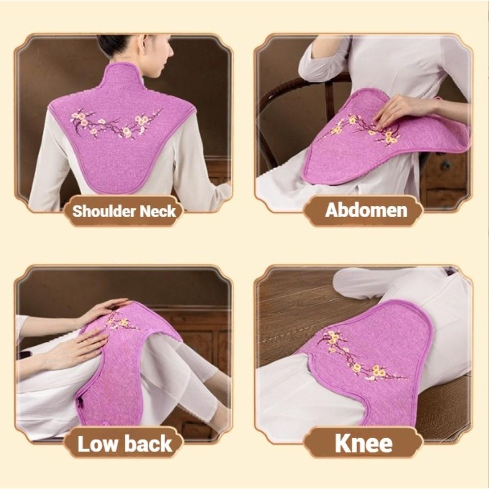 Breathable Mugwort Pack Portable Sea Salt Hot Compress Pack Electric Heating Pad  Back Pain