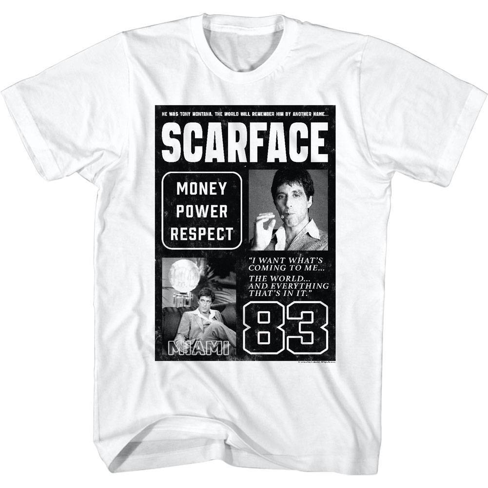 Scarface Miami 83 Collage Men T Shirt L