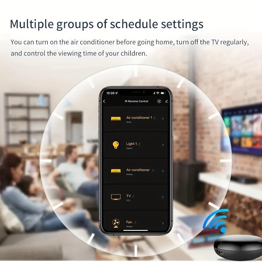 Yours WiFi IR Smart Infrared Universal Remote Control Remote Control Smart Furniture With Timer Function Support Language Assistant Control Function