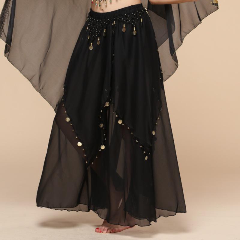 Břišní tanec Šifonová swingová sukně - Indický tanec Tréninkový a vystupovací kostým