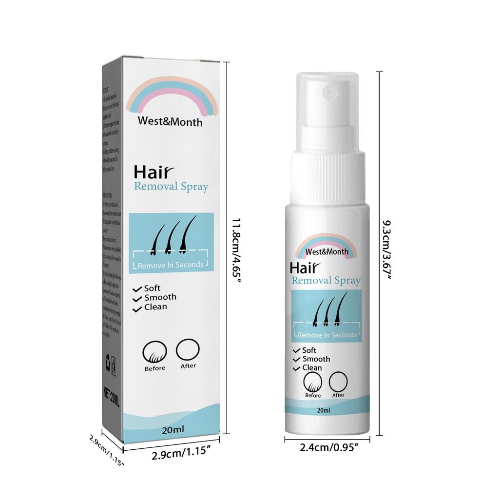 Permanent Hair Removal Spray Painless Hair Remover for Ladies Armpit Legs
