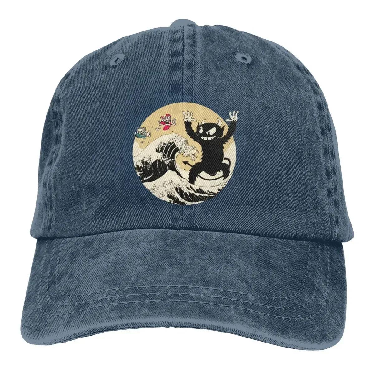 

Flood Devil Baseball Cap Men Hats Women Visor Protection Snapback Cuphead Caps One Size