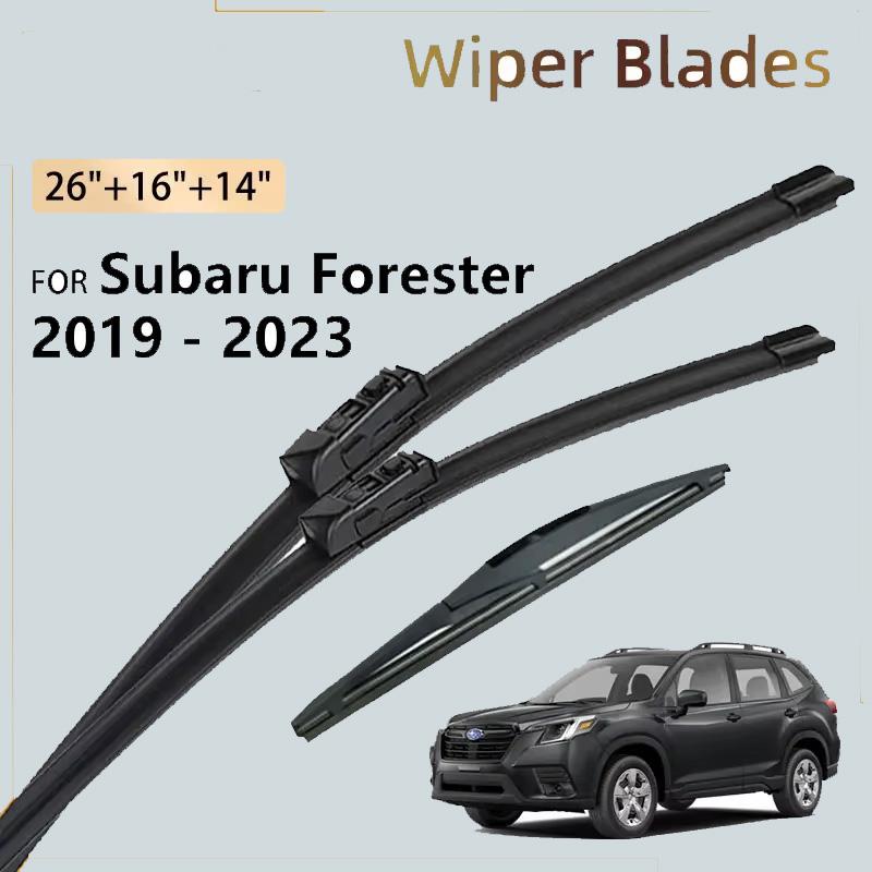 Front Rear Wiper Blades Set For Subaru Forester SK 2019 - 2026 2026 2026 2020 Accessories Windshield Windscreen Window Brushes