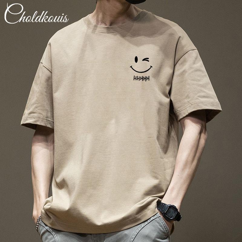 Cotton short sleeved t-shirt for men and women men's half sleeved round neck t-shirt