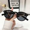 Classic Punk Round Sunglasses Women For Men Male Luxury Brand Designer Sun Glasses Popular Vintage Rivet Eyeglasses Uv