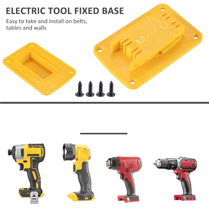 CYCLI-Battery Storage Rack For 14.4V 18V Li- Battery Wall Mount Tool Bracket