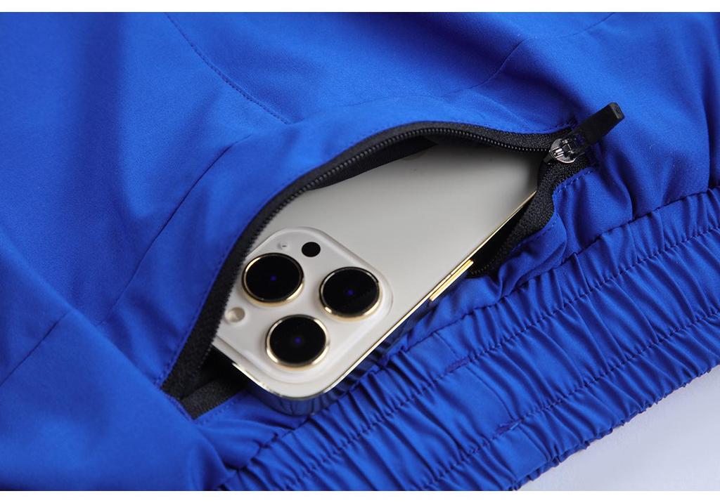 2024 Men's Quick-Dry Running Shorts: European American Two-in-One with Pocket & Sweat Towel