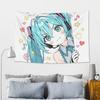 Cutecore Hatsune Miku Tapestry Bedroom Decoration Wall Hanging Blanket Tapestry Cool Stuff For Room