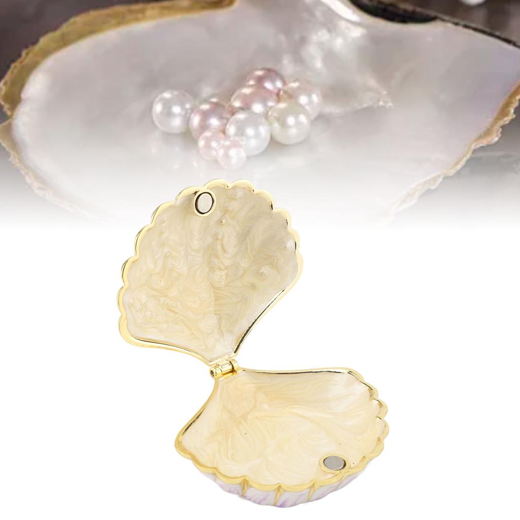Trinket Box Metal Sea  Figurine with Rhinestone Decor Jewelry Display Holder for Ear s   Necklace