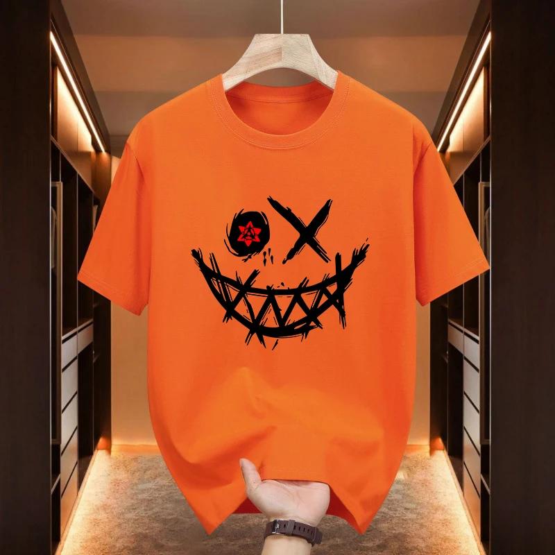 2025 Popular Mens 100 Cotton Tshirts Urban Casual Fashion Printed Tee Shirts Summer Home Outdoor Comfort Breathable Cool Tops