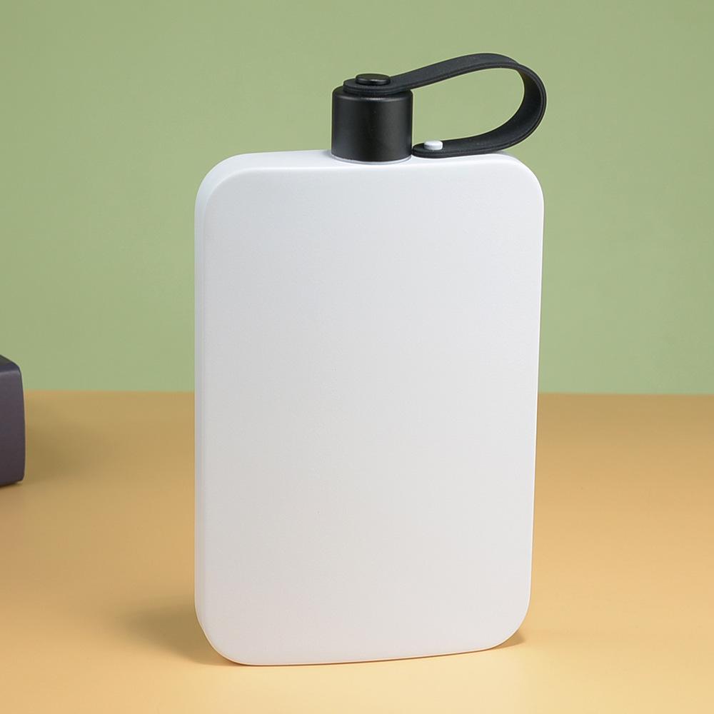 500ml 304 Stainless Steel Portable Pocket Flask - Large Capacity Unisex Flat Water Bottle