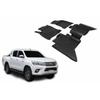 Tapis De Sol 3D - SCOUTT - Toyota Hilux - Caoutchouc Premium - Résistant À L'eau - Sur Mesure