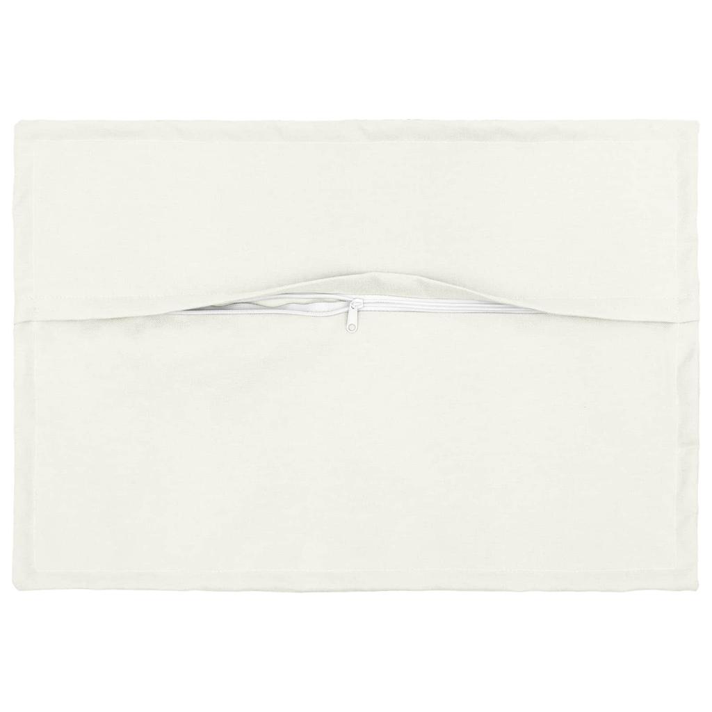 Pillowcase 2 pcs HOUTEN White 50 x 70 cm Faux Linen