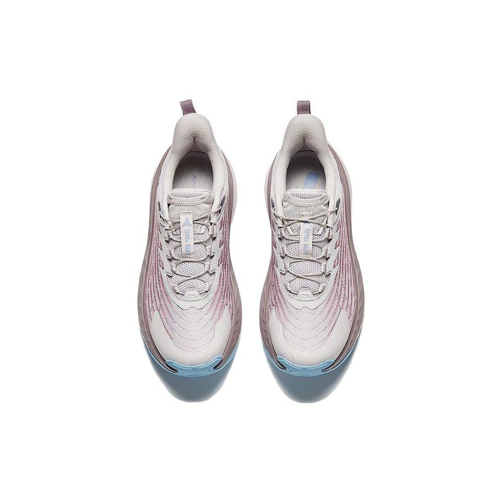 Anta Comfortable Versatile Non-Slip Durable Support Low-Top Running Shoes Women sneaker Gray Pink Purple 122345586-3