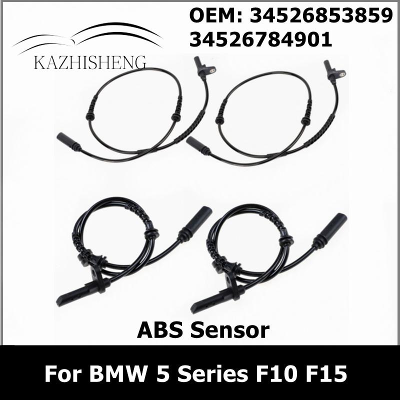 34526853859 34526784901 Front Rear ABS Wheel Speed Sensors for BMW 5 Seires F10 F12 F06