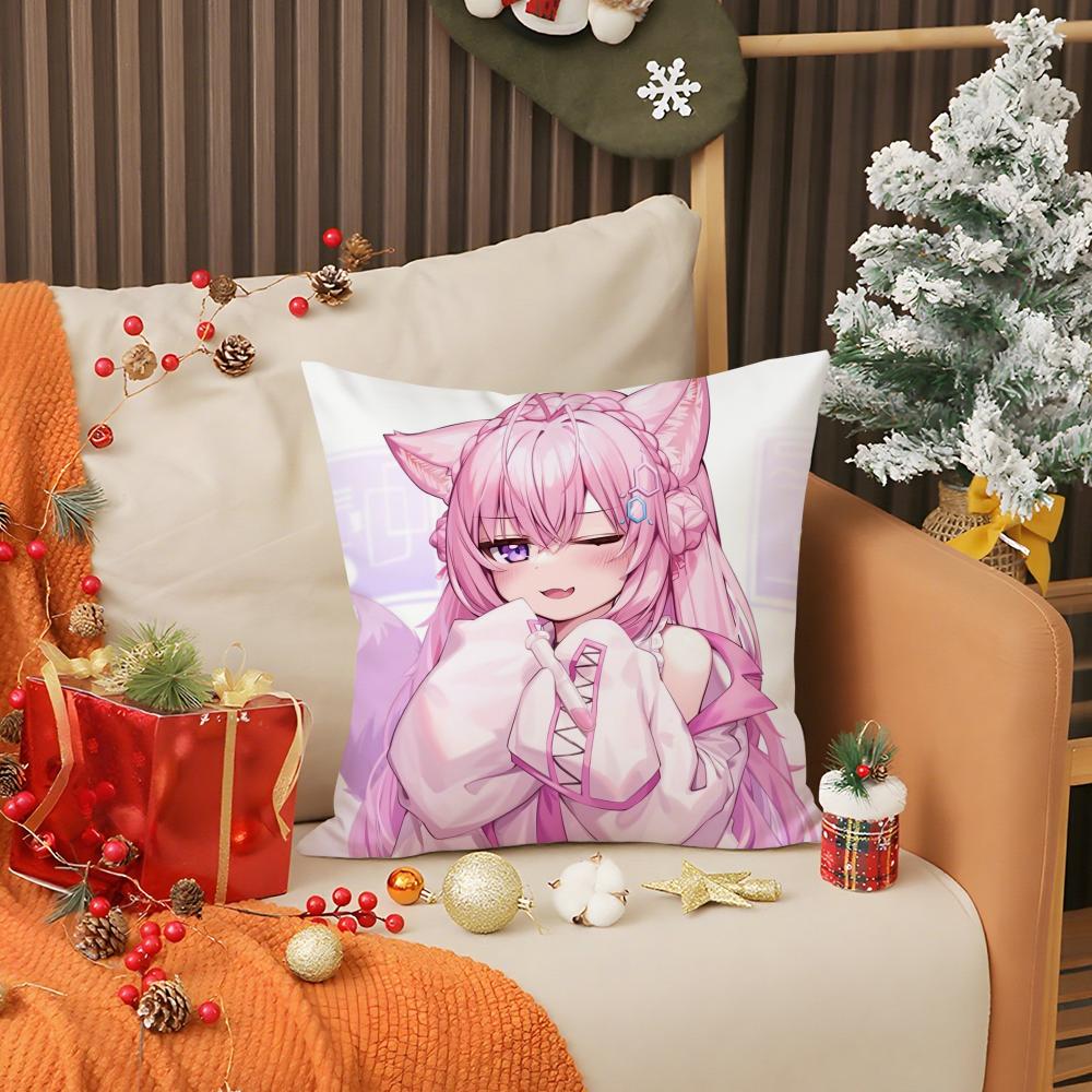 Chocola Nekopara Anime Pillow Case Double Sided Comfort Pillow Cover Fit Car Sofa Bedroom & Other Scenes