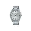Casio Standard Series Classic Minimalist Round Watch Retro Business Fashion Quartz Movement Stainless Steel Strap Men watches Silver MTP-V005D-7B5