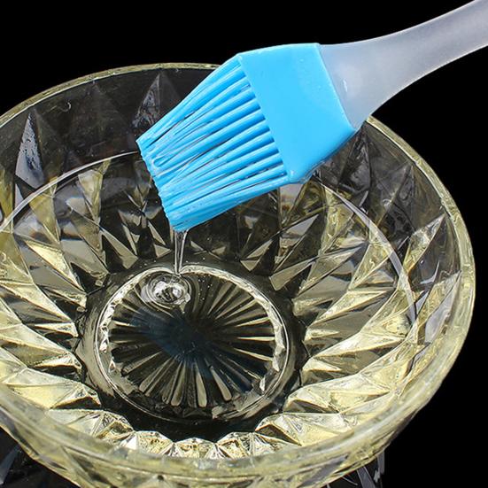 Štětec na dort Praktický nemačelý štětec na grilování proti opaření Přenosný štětec na BBQ dort proti opotřebení Štětec na pečivo na pečivo