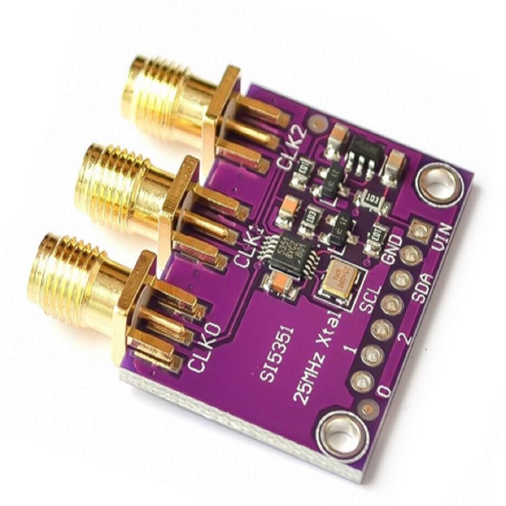 DC 3V - 5V CJMCU-5351 Si5351A I2C Clock Generator Breakout Board 8KHz to 160MHz