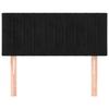 VidaXL Headboard Bedroom Furniture Single Bed Accessory Bed Frame Head Home Interior Black 346210