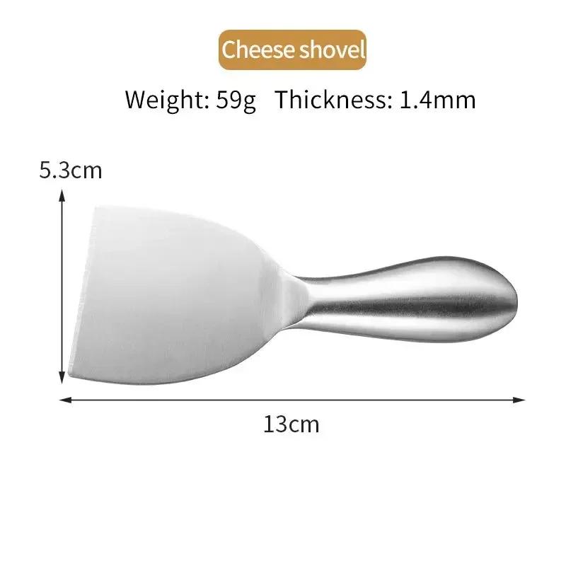 Cheese Cutlery Set Stainless Steel Cheese Knife Cutting Pizza Jam Fruit Fork Butter Knife Mini Cake Bread Knife