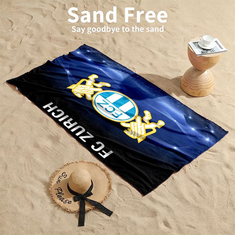 FC Zurich Beach towels also serve as bath towels summer essential a musthave for the outdoors the beach and the pool